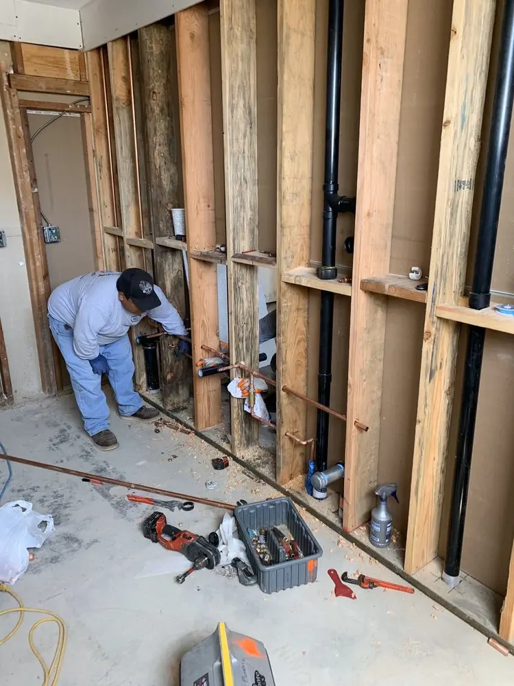 Commercial rough-in plumbing for Gas Line Repair in Loveland